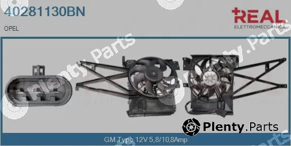 Real 40281130BN — Electric Motor, radiator fan