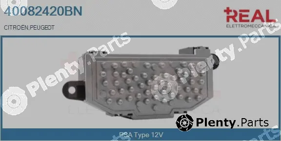 Real 40082420BN — Resistor, interior blower