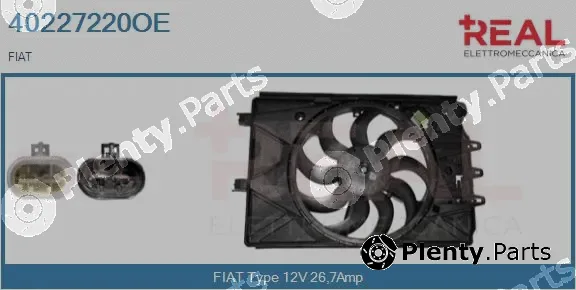 Real 40227220OE — Electric Motor, radiator fan