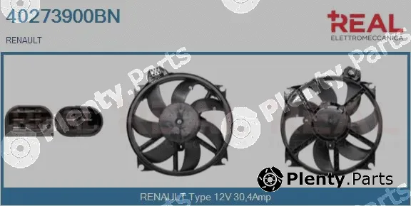 Real 40273900BN — Electric Motor, radiator fan