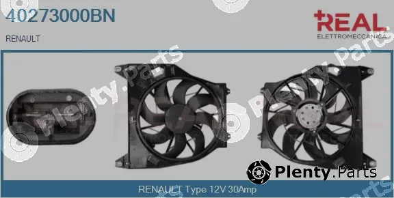 Real 40273000BN — Electric Motor, radiator fan