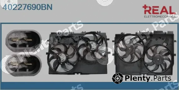 Real 40227690BN — Electric Motor, radiator fan