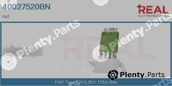 Real 40027520BN — Resistor, interior blower