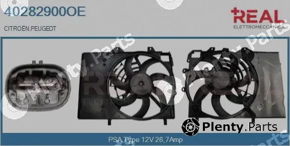 Real 40282900OE — Electric Motor, radiator fan