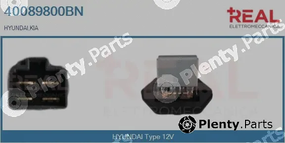 Real 40089800BN — Resistor, interior blower