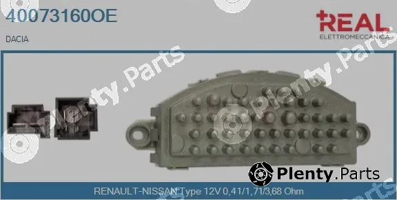 Real 40073160OE — Resistor, interior blower