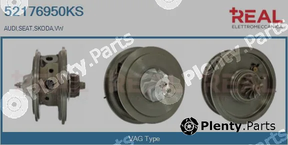 Real 52176950KS — Core assembly, turbocharger