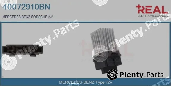 Real 40072910BN — Resistor, interior blower