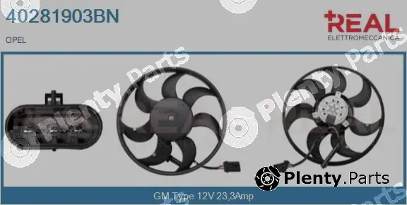 Real 40281903BN — Fan, engine cooling