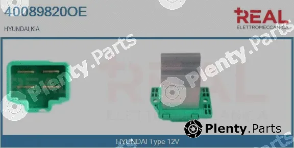 Real 40089820OE — Resistor, interior blower