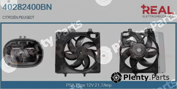 Real 40282400BN — Electric Motor, radiator fan