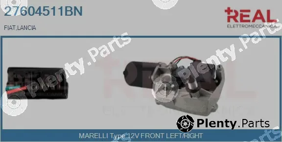 Real 27604511BN — Wiper Motor