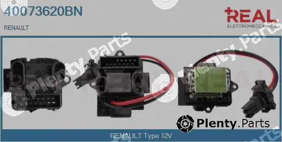 Real 40073620BN — Resistor, interior blower