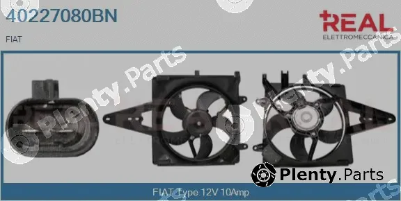 Real 40227080BN — Electric Motor, radiator fan