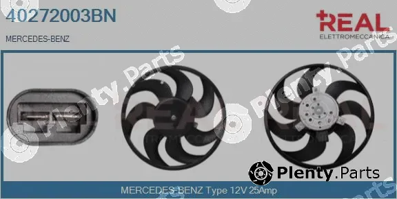 Real 40272003BN — Fan, engine cooling
