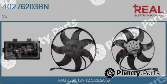 Real 40276203BN — Fan, engine cooling