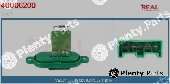 Real 40006200OE — Resistor, interior blower