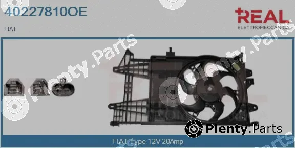 Real 40227810OE — Electric Motor, radiator fan