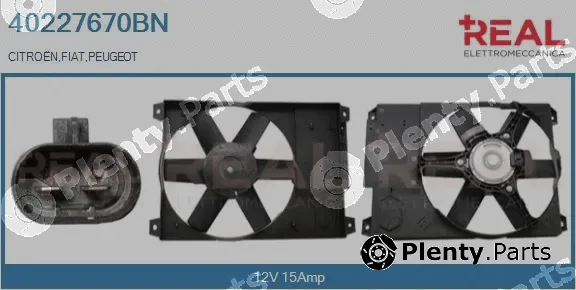 Real 40227670BN — Electric Motor, radiator fan
