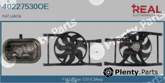 Real 40227530OE — Electric Motor, radiator fan
