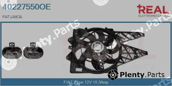 Real 40227550OE — Electric Motor, radiator fan
