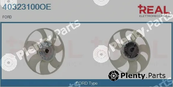 Real 40323100OE — Clutch, radiator fan