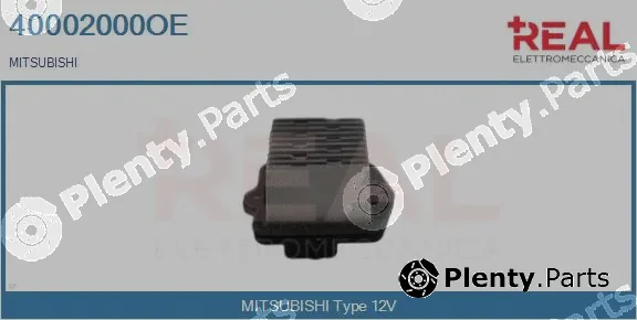 Real 40002000OE — Resistor, interior blower