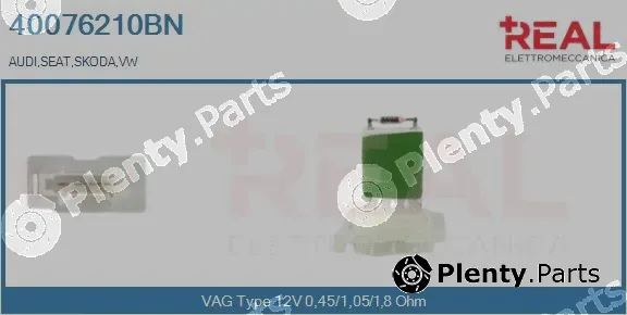 Real 40076210BN — Resistor, interior blower