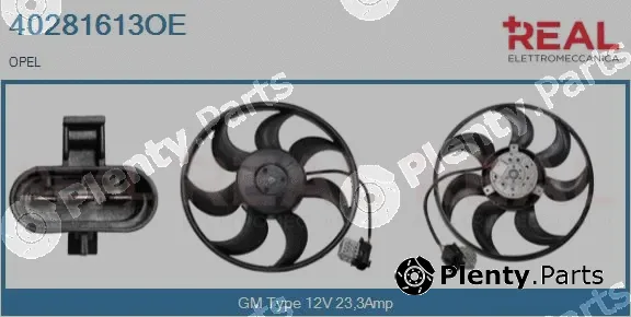 Real 40281613OE — Fan, engine cooling