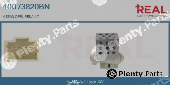 Real 40073820BN — Resistor, interior blower