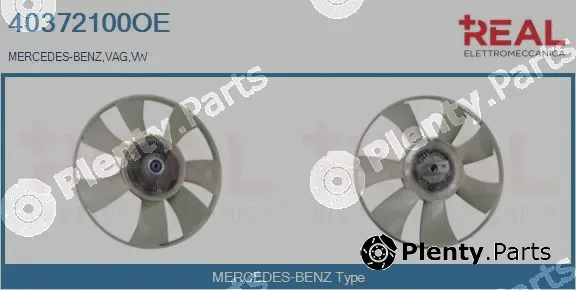 Real 40372100OE — Clutch, radiator fan