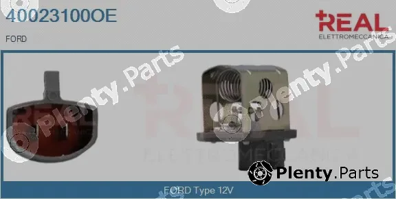 Real 40023100OE — Series resistor, electric motor (radiator fan)