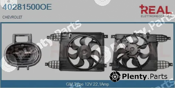 Real 40281500OE — Electric Motor, radiator fan