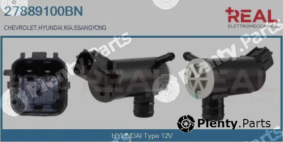 Real 27889100BN — Washer Fluid Pump, window cleaning