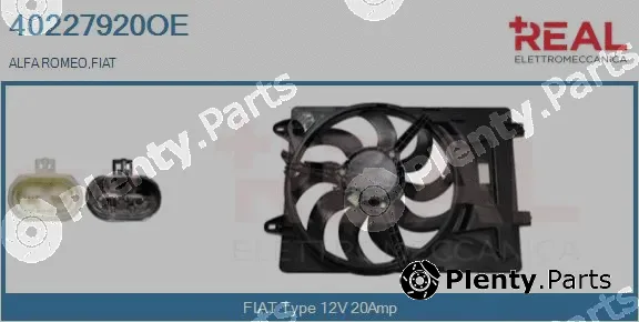 Real 40227920OE — Electric Motor, radiator fan