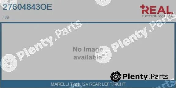 Real 27604843OE — Wiper Motor