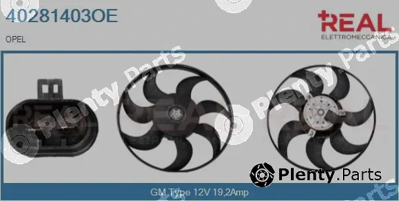 Real 40281403OE — Fan, engine cooling
