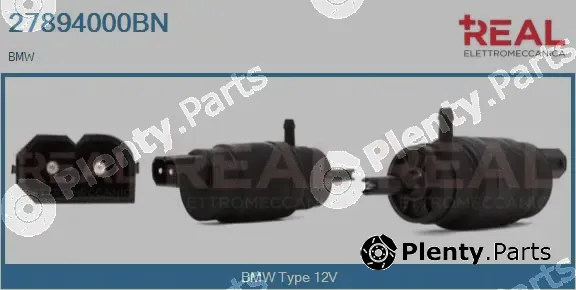Real 27894000BN — Washer Fluid Pump, window cleaning