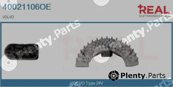 Real 40021106OE — Resistor, interior blower