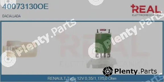Real 40073130OE — Resistor, interior blower