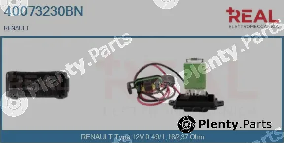 Real 40073230BN — Resistor, interior blower