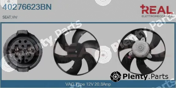 Real 40276623BN — Fan, engine cooling