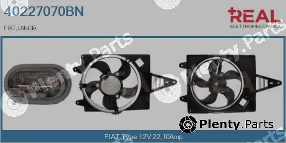 Real 40227070BN — Electric Motor, radiator fan