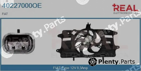Real 40227000OE — Electric Motor, radiator fan