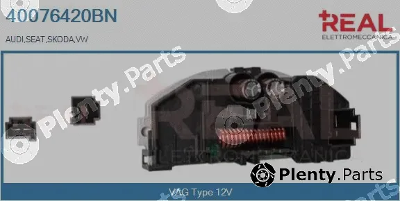 Real 40076420BN — Resistor, interior blower