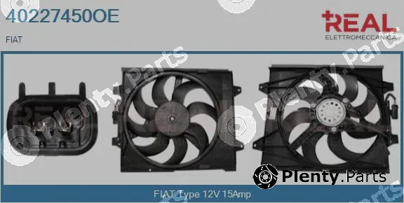 Real 40227450OE — Electric Motor, radiator fan