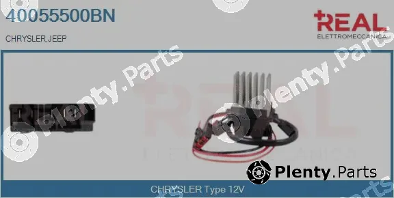 Real 40055500BN — Resistor, interior blower