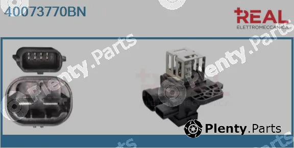 Real 40073770BN — Series resistor, electric motor (radiator fan)