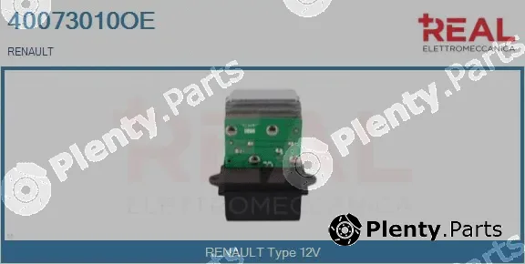 Real 40073010OE — Resistor, interior blower