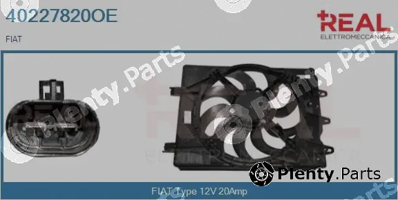 Real 40227820OE — Electric Motor, radiator fan